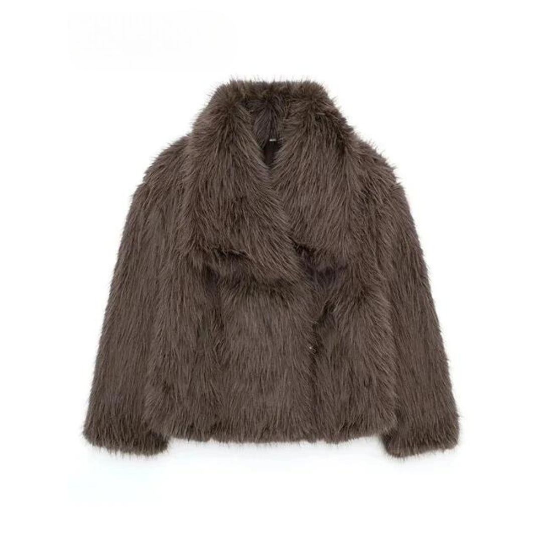 Olena's Faux Fur Coat