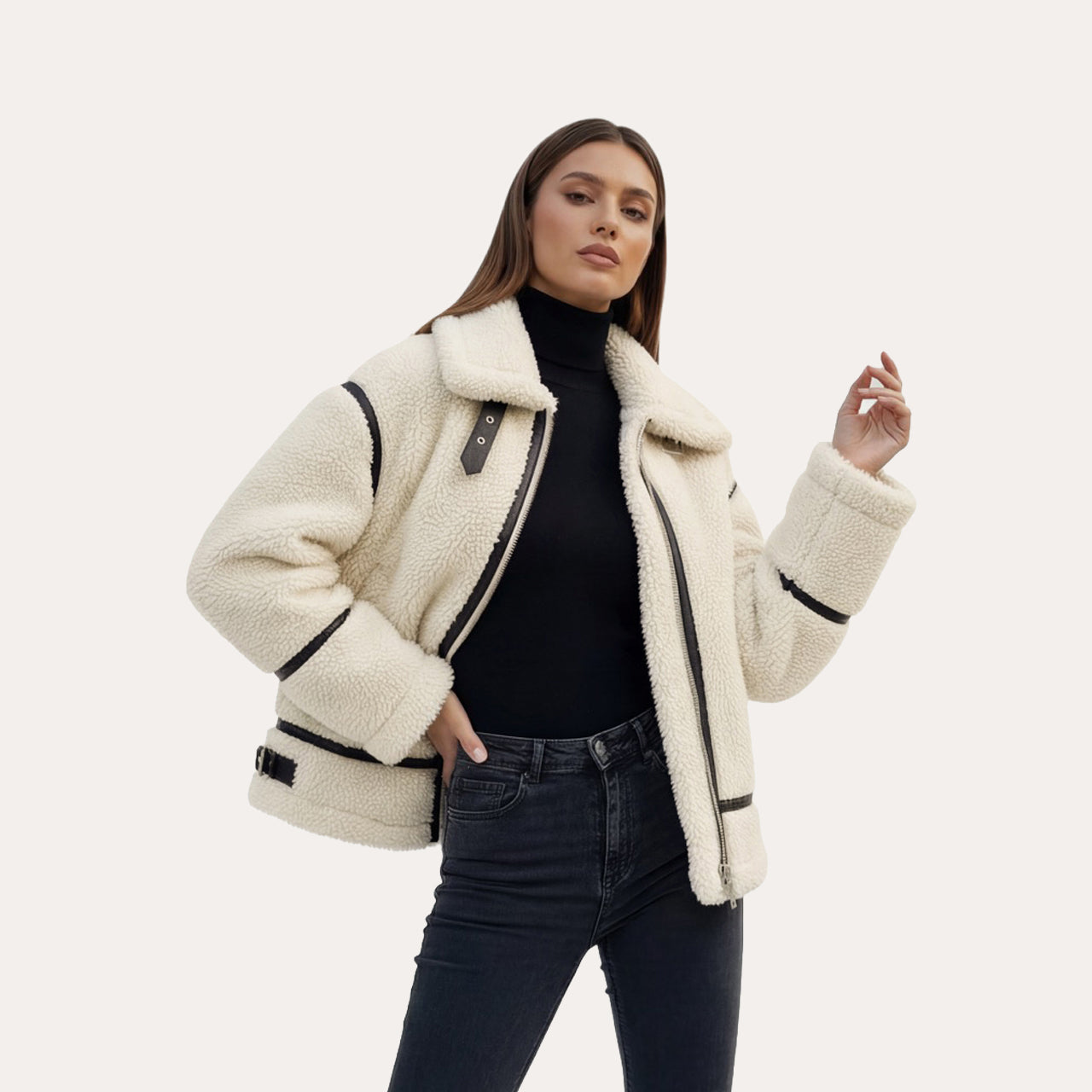 Chloe's Shearling Jacket
