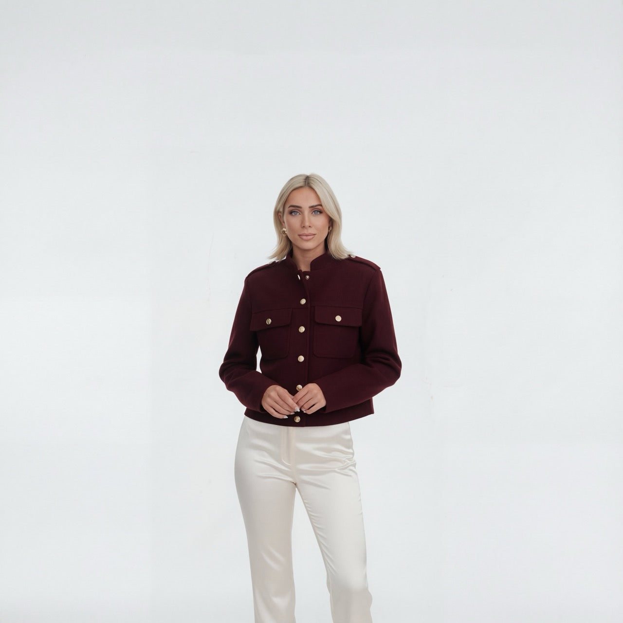 Marilyn's Burgundy Jacket