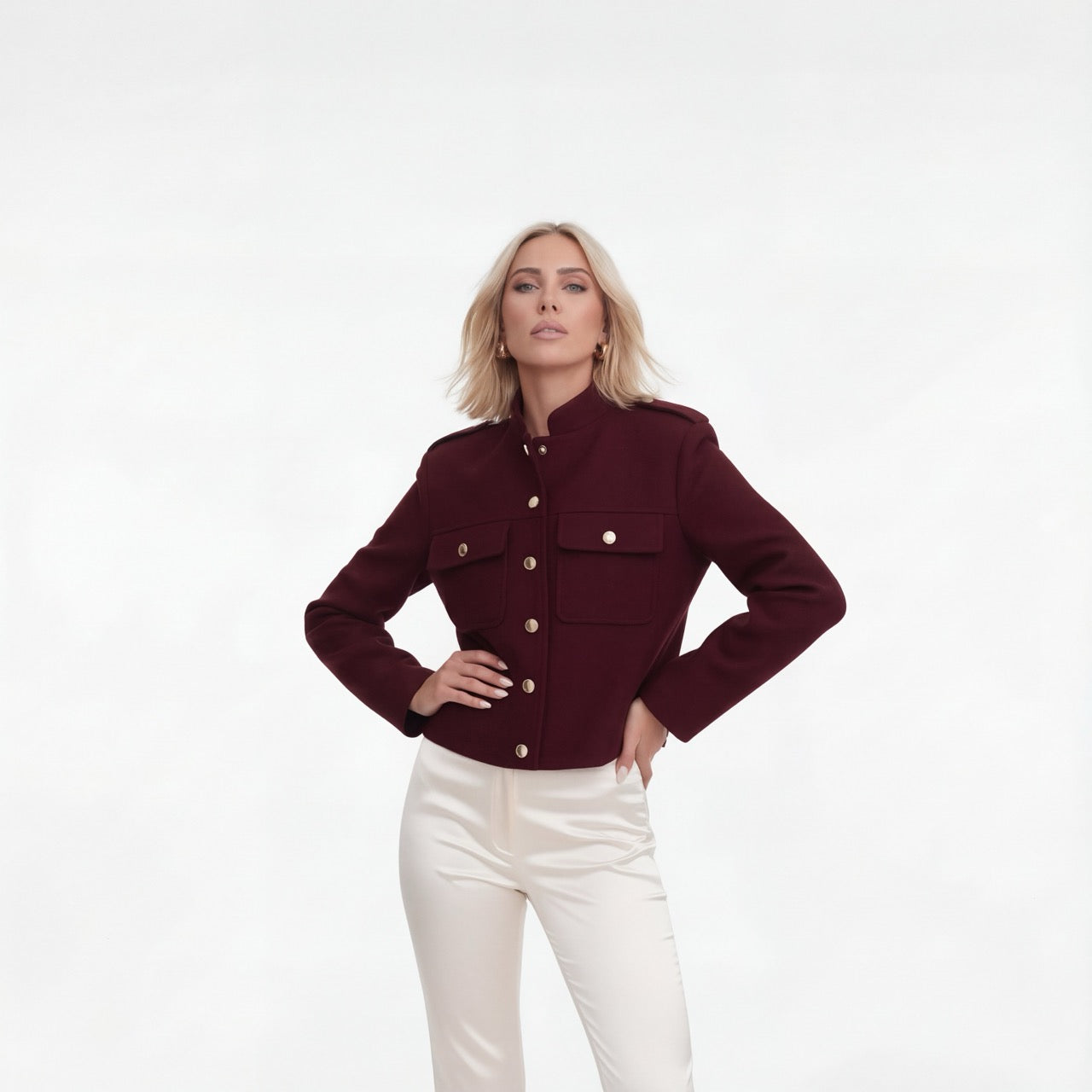 Marilyn's Burgundy Jacket