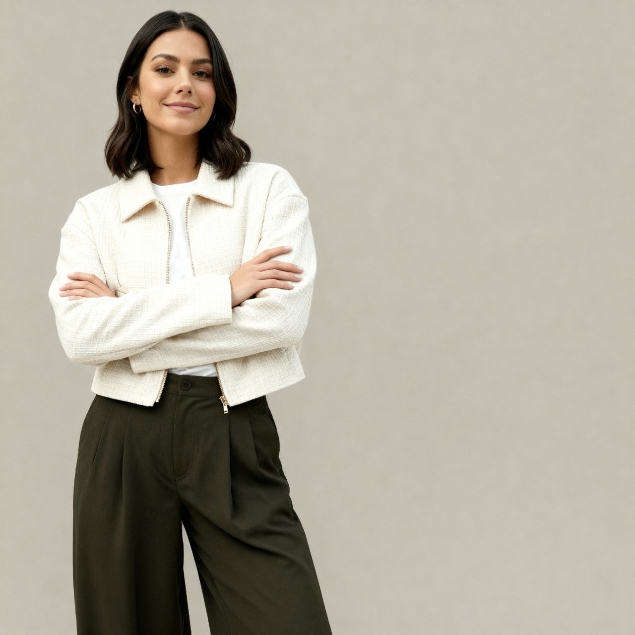 Elara's Boucle Jacket