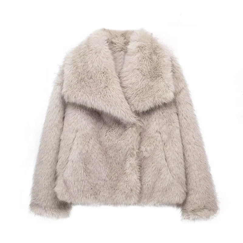 Olena's Faux Fur Coat