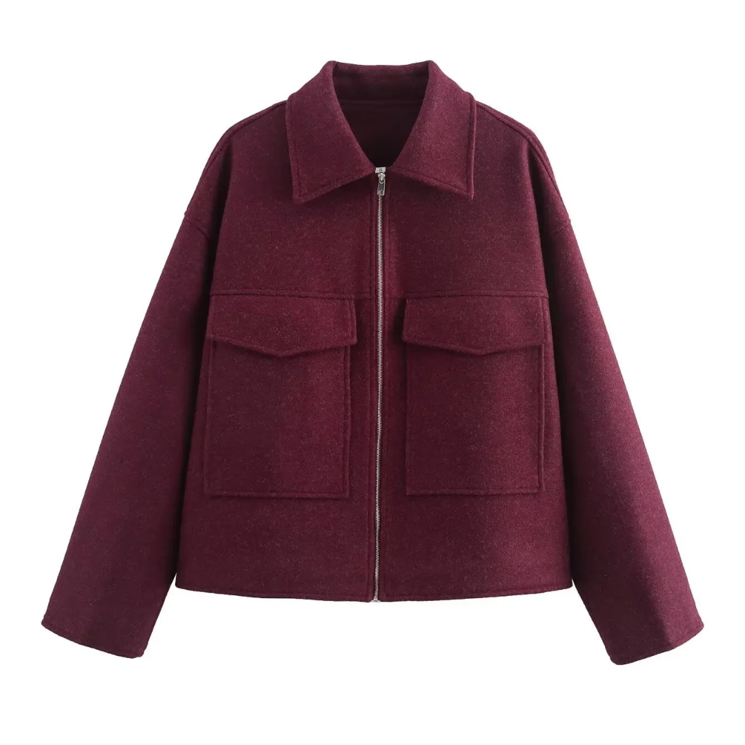 Elara's Textured Jacket