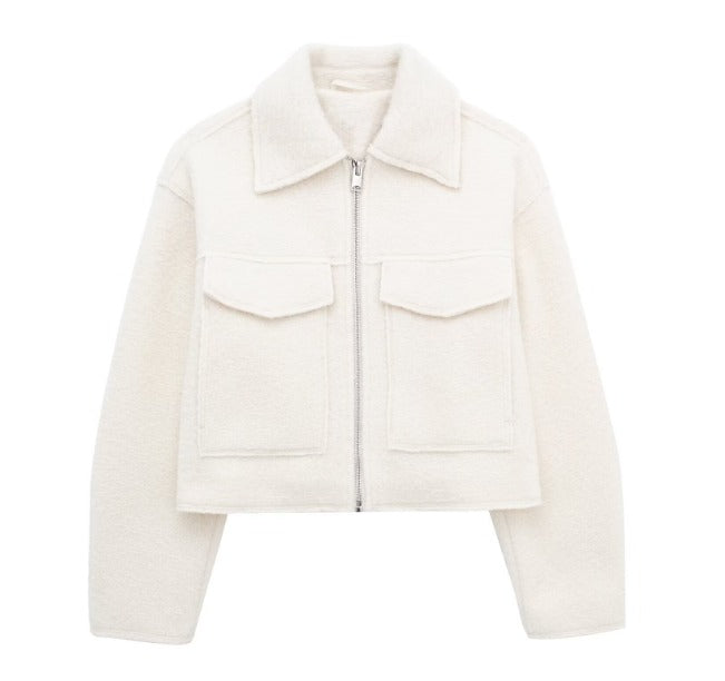 Elara's Textured Jacket